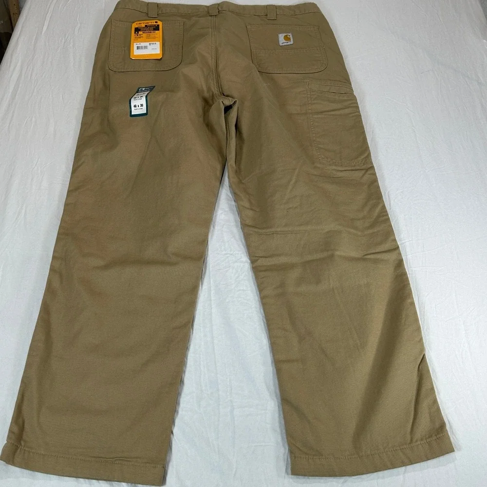 Carhartt Mens Rugged Flex Relaxed Fit Canvas Knit Lined Work Pant BN3342-M 40x30